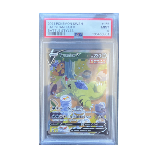PSA 9 Tyranitar 155/163 Battle Styles